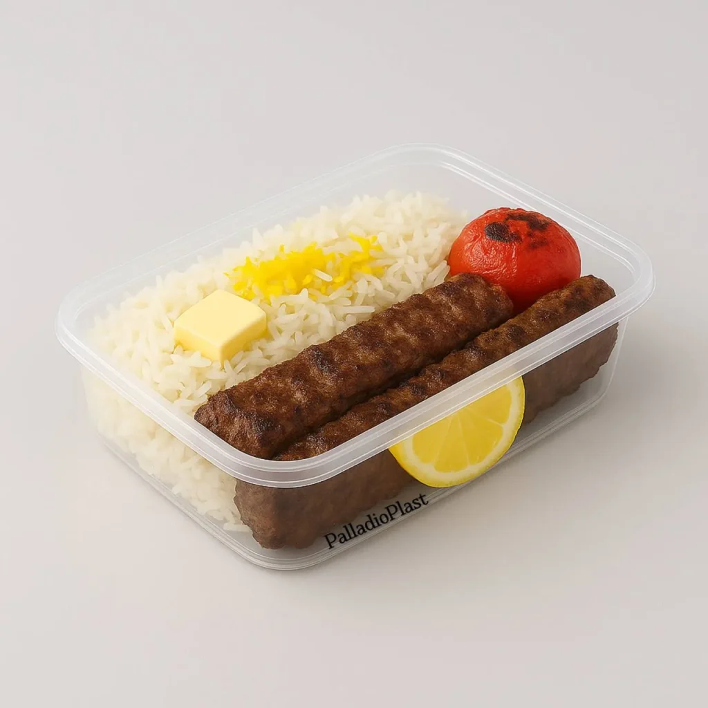 خرید ظرف ماکروویو 2000 سیسی iml-بسته بندی غذا-خرید با قیمت عمده از پالادیو پلاست
