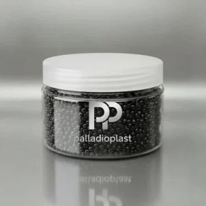 جار پلاستیکی 100 سی سی دهانه 70 شفاف با درب پ پ سفید، مناسب بسته‌بندی کرم، ژل، ادویه و محصولات کانتینری.