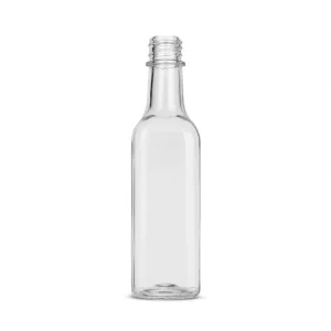 بطری پلاستیکی زیتونی با درب ساده