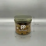 ابعاد دقیق جار پلاستیکی 350 سی سی دهانه 88 با ارتفاع 80 و قطر 90 میلی‌متر